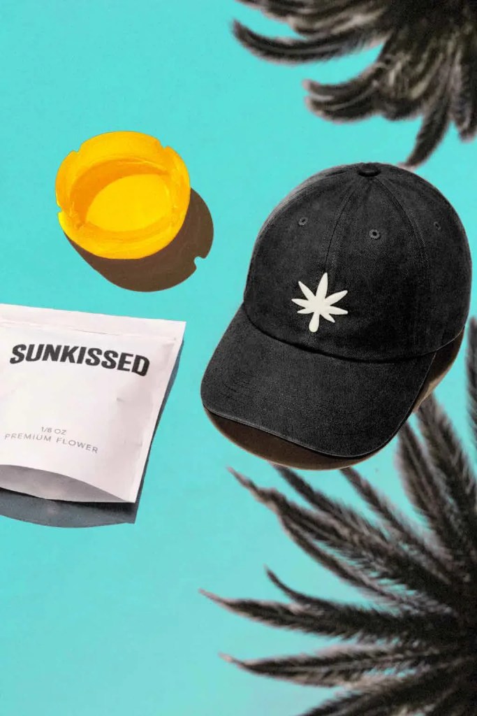 Sunkissed cap and flower