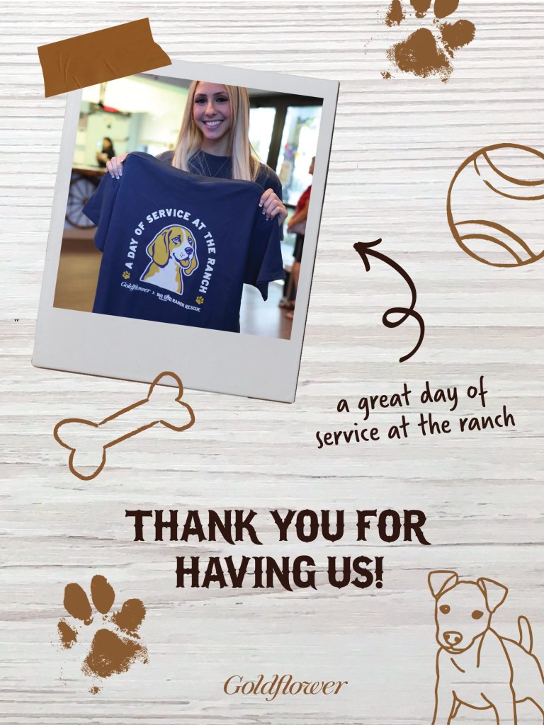 A great day of service at the ranch. Thank you for having us!